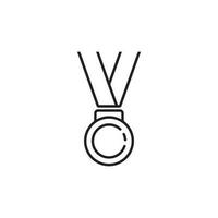 Medaillen-Icon-Vektor vektor