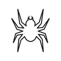 Spinnen-Icon-Vektor vektor