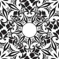 Mandala Färbung Seiten, malen, Mandala Blume schwarz und Weiß. Jahrgang Muster handgemacht dekorativ Ornament vektor
