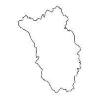 Bezirk Kilkenny Karte, administrative Landkreise von Irland. Vektor Illustration.