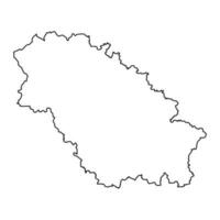 pernik provins Karta, provins av bulgarien. vektor illustration.