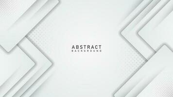 modern abstrakt Geometrie Luxus Weiß Hintergrund mit Halbton und Platz gestalten Design Vektor Illustration eps10