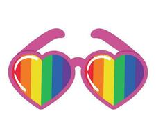 Sonnenbrille lgbtq Symbol isoliert Design vektor