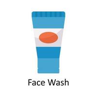 Gesicht waschen Vektor eben Symbol Design Illustration. E-Commerce und Einkaufen Symbol auf Weiß Hintergrund eps 10 Datei
