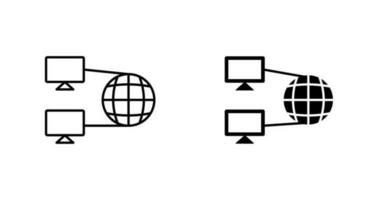 Vektorsymbol für Internetverbindung vektor