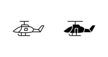 Vektorsymbol für Militärhubschrauber vektor