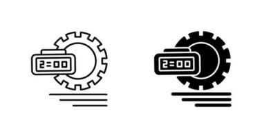 Zeitmanagement-Vektorsymbol vektor