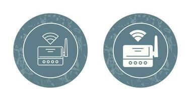 WLAN-Router-Vektorsymbol vektor