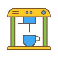 Einzigartiges Vektorsymbol für die Kaffeemaschine vektor