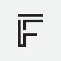 f Brief Logo Vorlage Vektor Initialen Zeichen