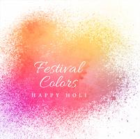 Glücklicher Holi Festivalfeier-Vektorhintergrund vektor