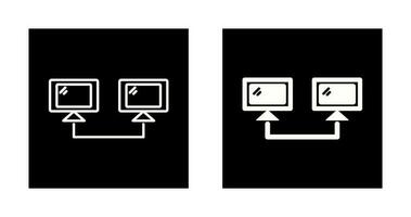 Vektorsymbol für verbundene Systeme vektor