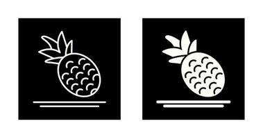 Ananas-Vektor-Symbol vektor