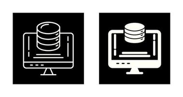 Vektorsymbol für die Datenspeicherung vektor