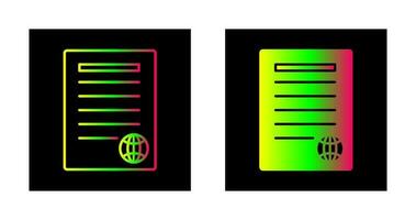 einzigartiges Vektorsymbol für Pressemitteilungen vektor