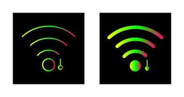 einzigartiges WLAN-Zeichen-Vektorsymbol vektor