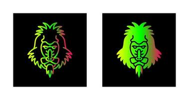 Mandrill-Vektor-Symbol vektor