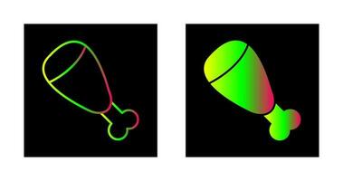 Vektorsymbol für gekochten Schinken vektor