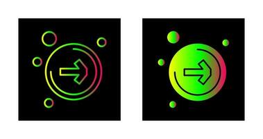 Vektorsymbol Pfeil nach rechts vektor