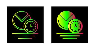 Kreisdiagramm-Vektorsymbol vektor