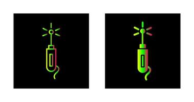 Laserstift-Vektorsymbol vektor