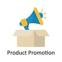 Produkt Beförderung Vektor eben Symbol Design Illustration. E-Commerce und Einkaufen Symbol auf Weiß Hintergrund eps 10 Datei