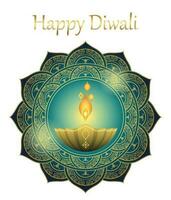 glücklich Diwali Vektor Symbol Illustration isoliert auf ein Weiß Hintergrund.