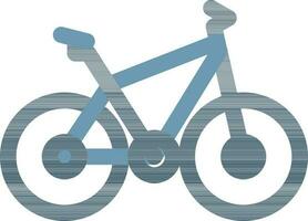 cykel eller cykel ikon i blå Färg. vektor