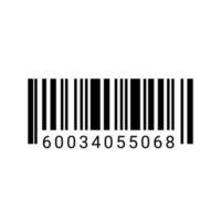 Bar Code Symbol isoliert auf Weiß Hintergrund vektor