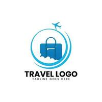 Reise Agentur Logo Design Vorlage Abbildung vektor