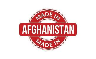 gemacht im Afghanistan Gummi Briefmarke vektor