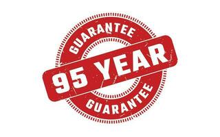 95 Jahr Garantie Gummi Briefmarke vektor