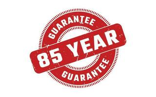 85 Jahr Garantie Gummi Briefmarke vektor