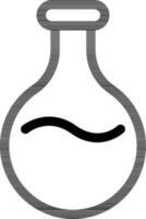 illustration av flaska ikon eller symbol. vektor