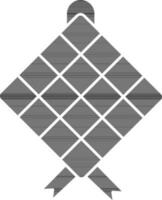 Ketupat Symbol Glyphe vektor