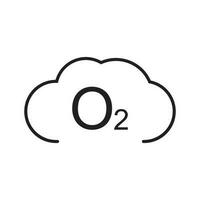 Sauerstoff Symbol Vektor