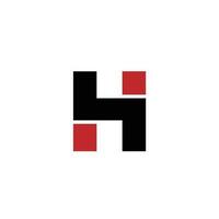 h Logo Brief Design Symbol vektor