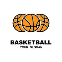 Basketball Logo Vektor Design-Vorlage