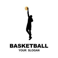 Basketball Logo Vektor Design-Vorlage