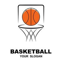 Basketball Logo Vektor Design-Vorlage