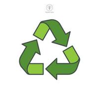 Recycling Symbol Symbol Vorlage zum Grafik und Netz Design Sammlung Logo Vektor Illustration