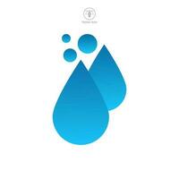Wasser Tröpfchen Symbol Symbol Vorlage zum Grafik und Netz Design Sammlung Logo Vektor Illustration