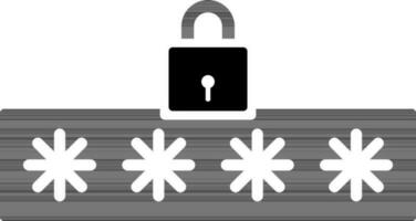 Anmeldung Passwort Sicherheit sperren Symbol. vektor