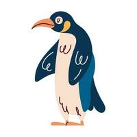 süß Pinguin wild Tier Charakter vektor