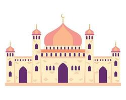 taj Mahal Muslim Moschee Symbol vektor