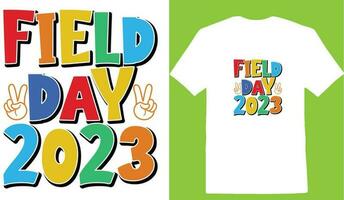 Feld Tag 2023 T-Shirt vektor