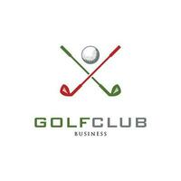 Golf Verein Symbol Logo Design Vorlage vektor