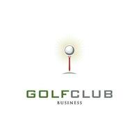 Golf Verein Symbol Logo Design Vorlage vektor