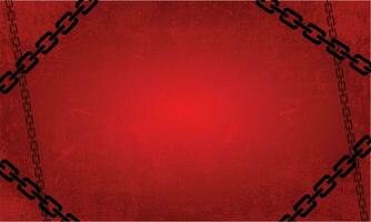 rot Grunge mit Kette Muster Hintergrund Hintergrund Design vektor
