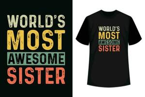 världens mest grymt bra dotter, t-shirt design vektor
